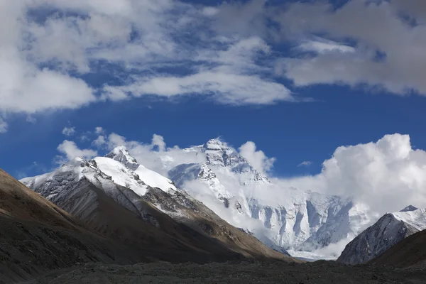Tibete: monte everest Imagem De Stock