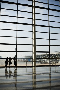 Shanghai: pudong international airport clipart