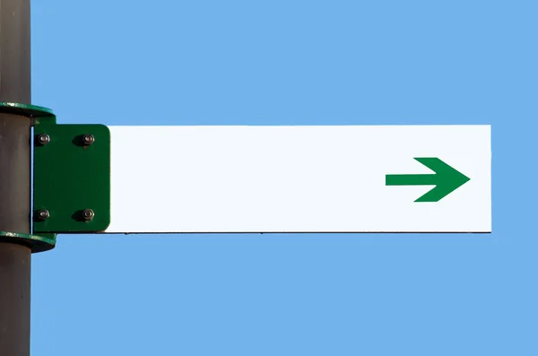 Blank direction sign — Stock Photo, Image