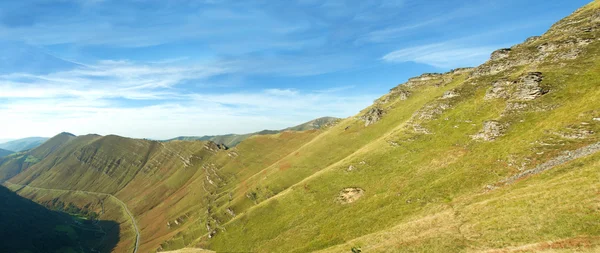 Cantabria vallei panoramisch uitzicht — Stockfoto