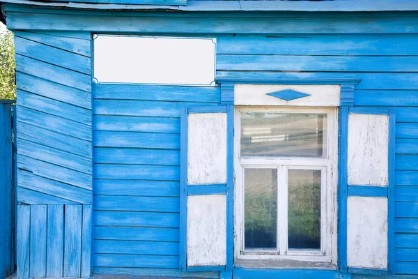Detalhe da fachada da casa cazaque — Fotografia de Stock
