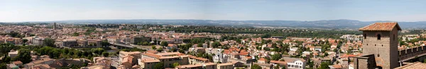 Carcassonne panoramautsikt — Stockfoto