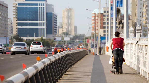 Stock image Walking in Astana