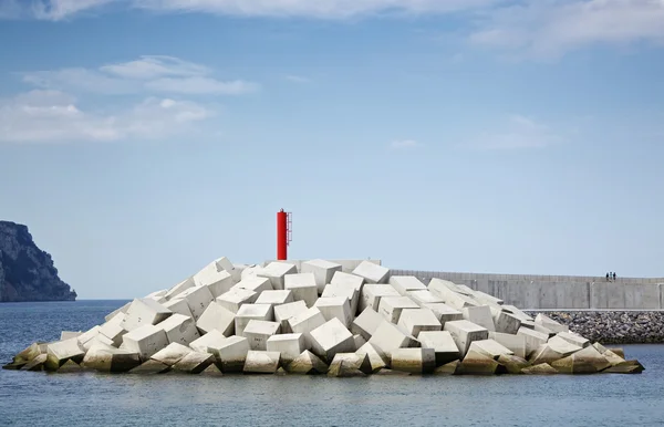 Jetty blocos de concreto — Fotografia de Stock