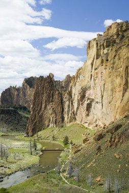 Smith Rock State Park in Oregon USA clipart