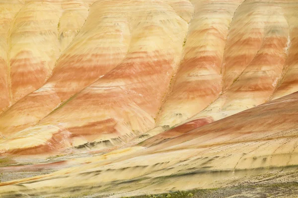 被绘的小山，约翰 · 天化石床国家纪念碑，俄勒冈州 — 图库照片