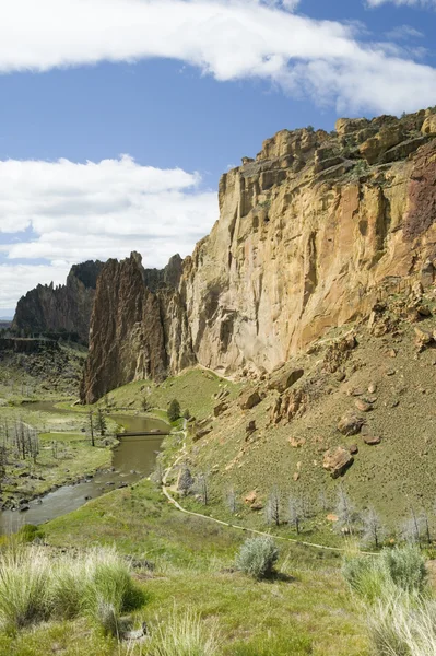 Parque Estatal Smith Rock en Oregon EE.UU., fotografía de la naturaleza —  Fotos de Stock