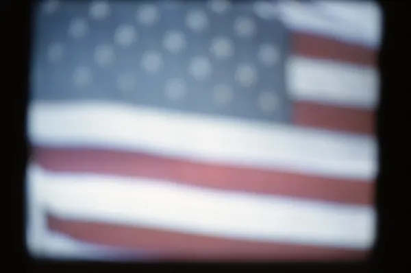 Bandiera americana, fermo video, fotografia concettuale — Foto Stock