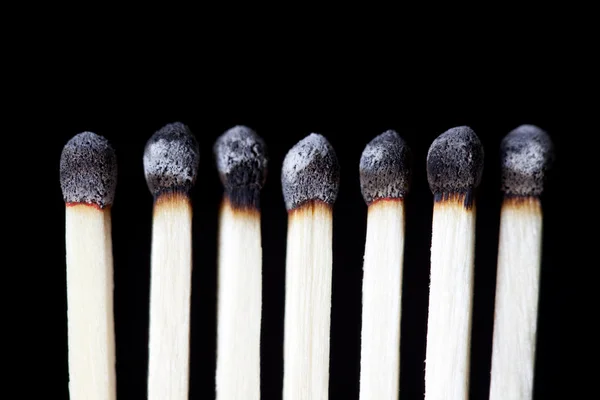 Burnt Matches, concept photography — Stock Photo, Image