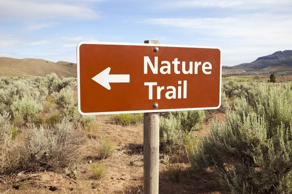 Nature Trail Ingresar Área Remota — Foto de Stock