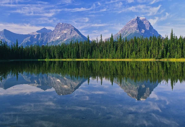 Wilderness Mountain Lake Scenic — Stok Foto