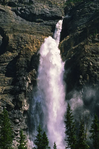 Wodospad w kanadyjskich Górach Skalistych — Zdjęcie stockowe