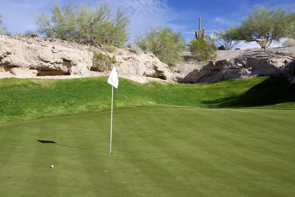 Escénica Arizona Golf Hole —  Fotos de Stock