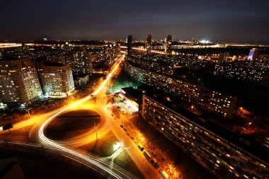 gece şehir otomobil sonucu