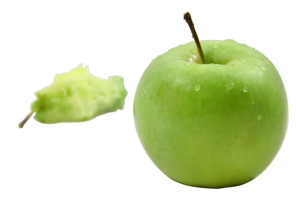 Äpple och lite — Stockfoto