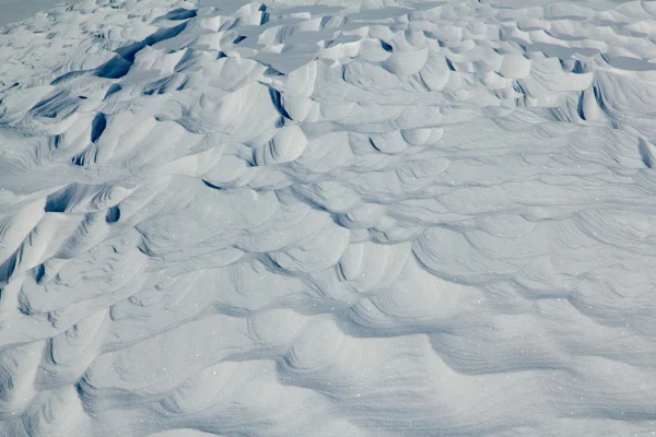 stock image Snow patterns sclupted from high winds