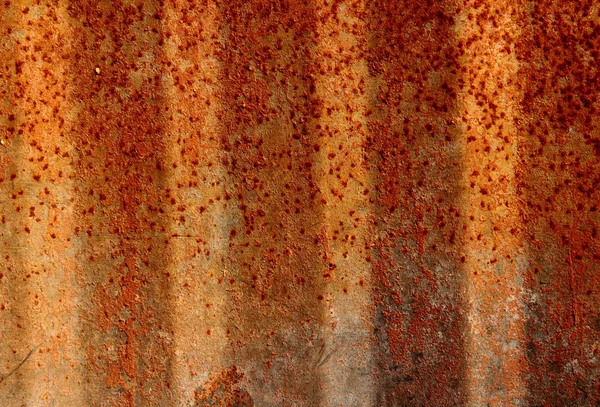 Corrugated metal rust pattern — Stock Photo, Image