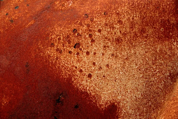 Red rusty metal pattern — Stock Photo, Image