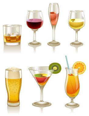 Cocktails and Drinks clipart