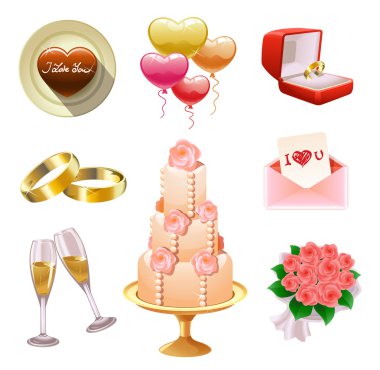 Wedding Set clipart