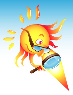 Burning Sun clipart