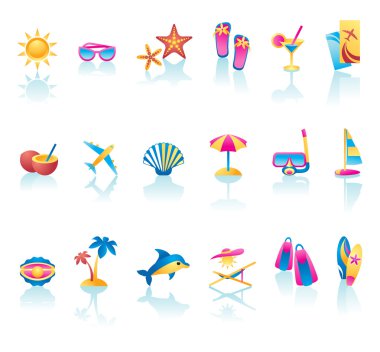 Summer Icon Set clipart