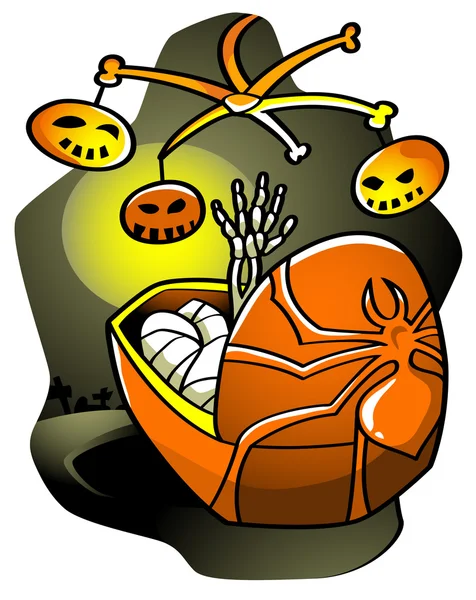 Lullabe d'Halloween — Image vectorielle