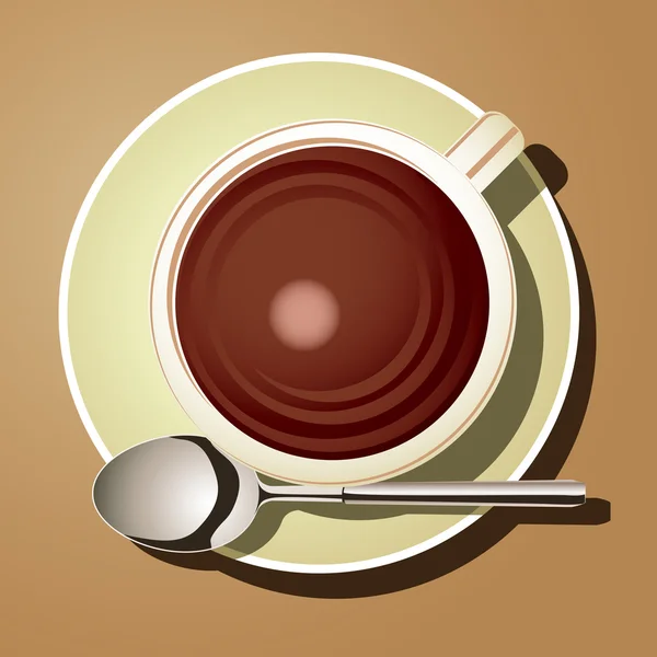 Tasse de chocolat chaud — Image vectorielle