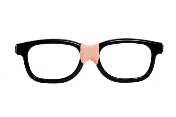 Černá blbeček brýle — Stock fotografie