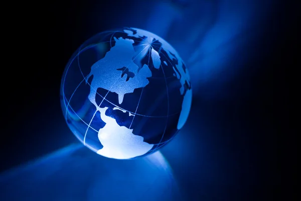 Blauer Globus — Stockfoto