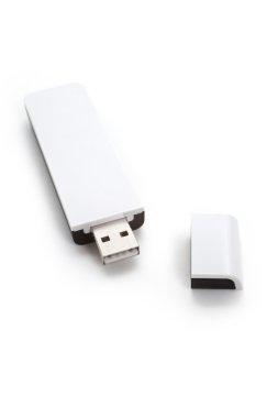 White USB Disk clipart