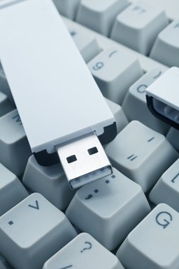 Beyaz usb disk