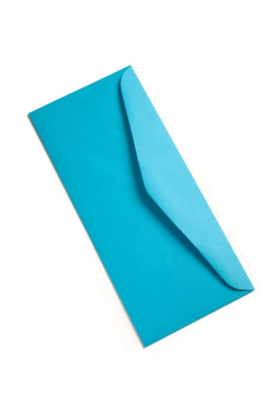 Blauer Umschlag — Stockfoto