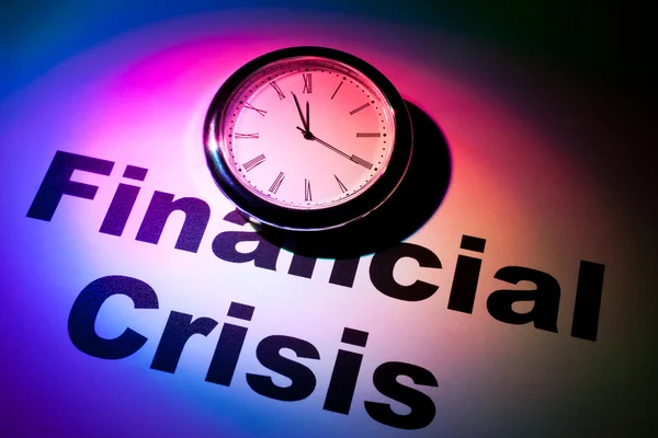 Финансовый кризис — стоковое фото