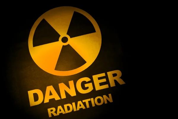 放射線の危険記号 — ストック写真