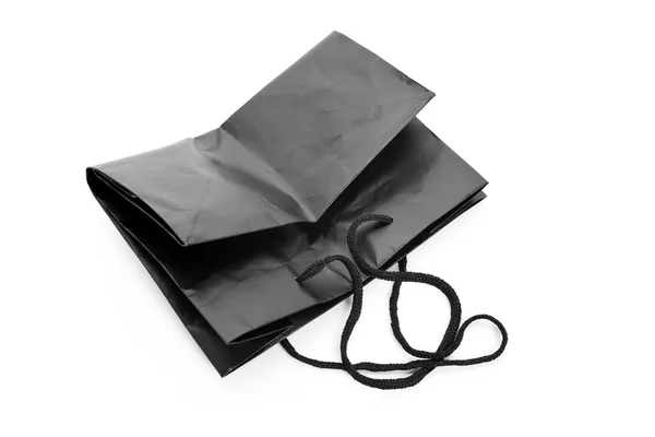 Black Shopping Bag — Stock Photo, Image