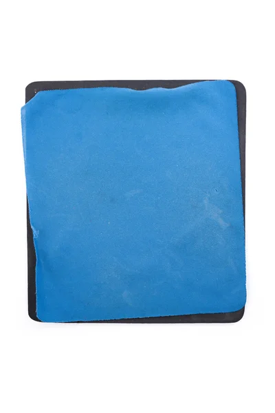空白旧蓝色鼠标垫 — 图库照片
