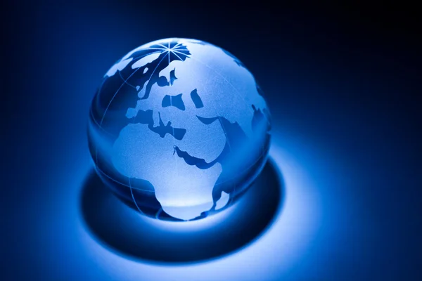 Globus niebieski — Zdjęcie stockowe