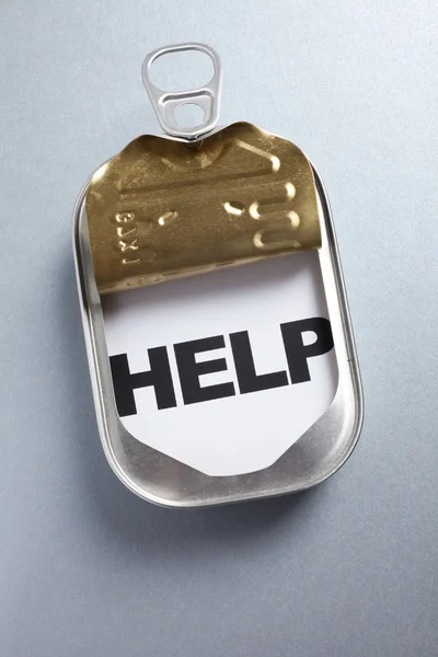 Can and Help — Stock Photo, Image