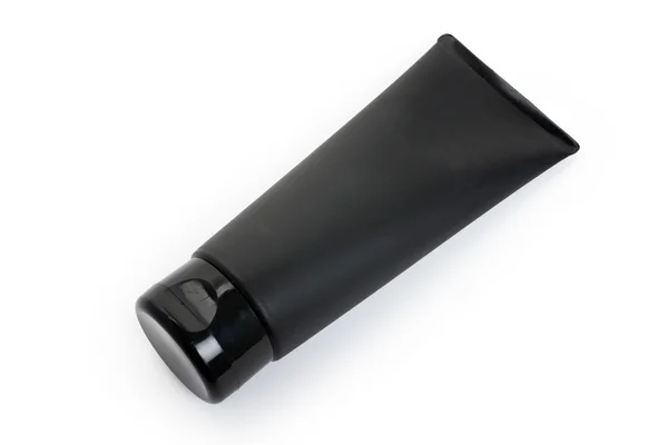 Tubo de cosméticos negro — Foto de Stock