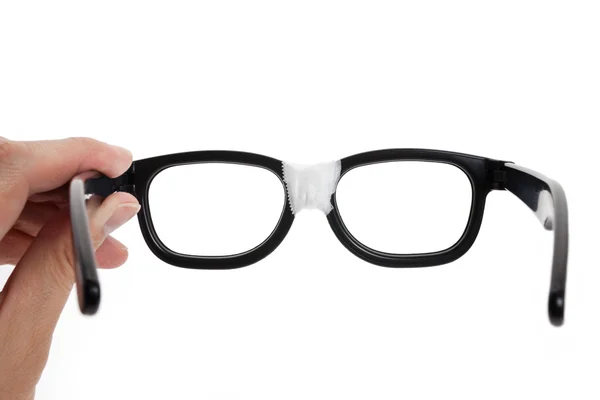 黒オタク眼鏡 — ストック写真