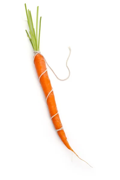 字符串和胡萝卜 — 图库照片