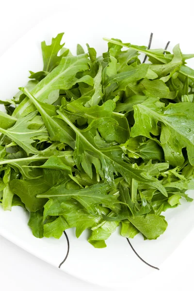 Növényi saláta mizuna Jogdíjmentes Stock Fotók