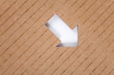 ok işareti ve karton