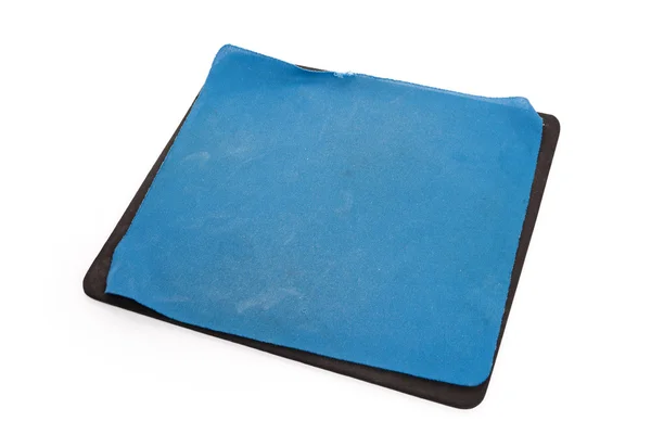 Almofada de rato azul antigo em branco — Fotografia de Stock