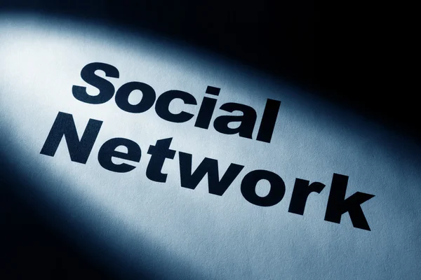 Rede Social — Fotografia de Stock