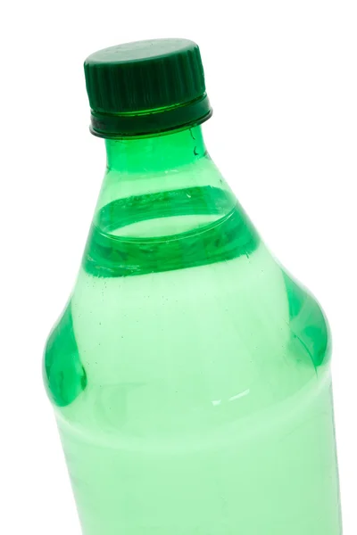 Zelená láhev na vodu — Stock fotografie