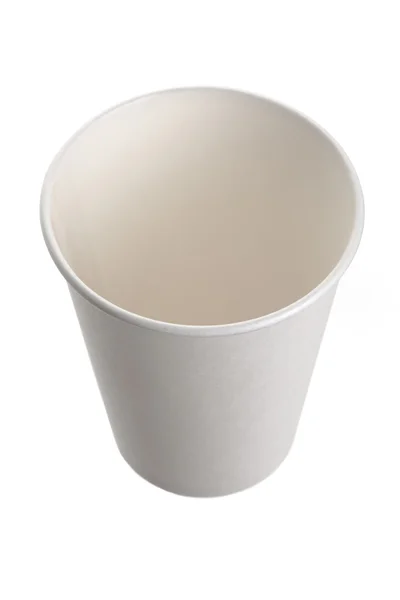 Dokument white paper pohár — Stock fotografie