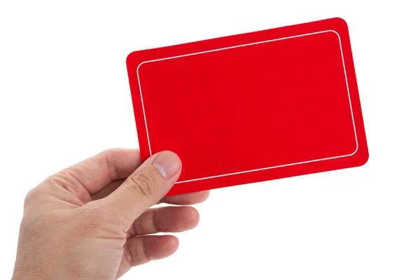 赤い空カード — ストック写真