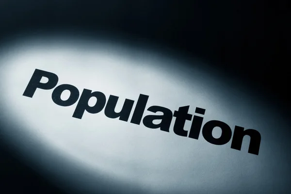 Befolkning — Stockfoto